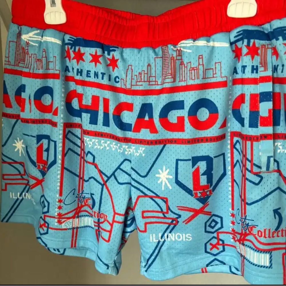 Baseball Lifestyle 101- Chicago Themed Shorts